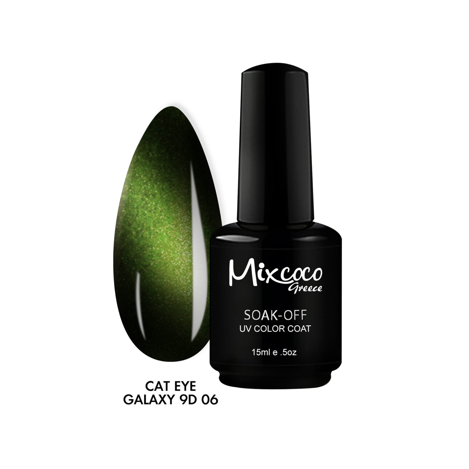 Cat Eye Galaxy 9D 15ml 006 Πράσινο