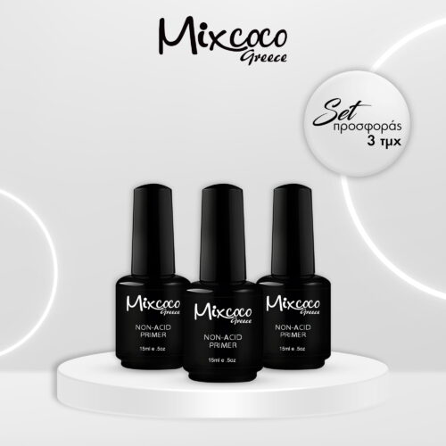 Σετ Primer no acid (Πράιμερ) Mixcoco 15ml 3τμχ