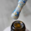 RUBBER BASE GOLD BLUE FLAKE