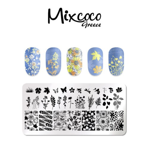 Stamp plate Floral