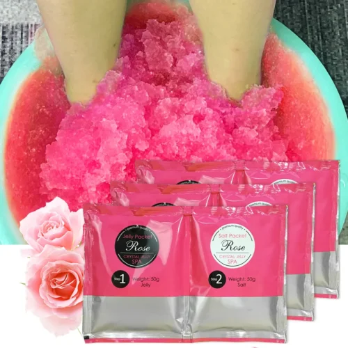 Crystal Jelly Salt Scrub 50gr Rose