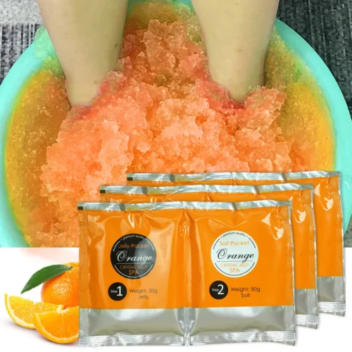 Crystal Jelly Salt Scrub 50gr Orange