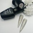 SMC 191 Ημιμόνιμο Βερνίκι Mixcoco 15ml (Ασημί Glitter)