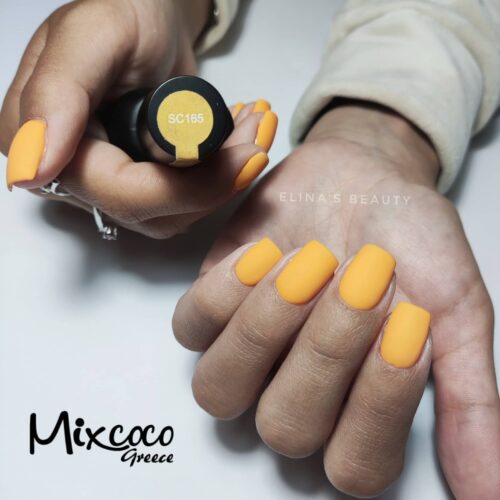 SC-165 Ημιμόνιμο Βερνίκι Mixcoco 15ml (Έντονο Ροδακινί)