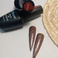 SMC 157 Ημιμόνιμο Βερνίκι Mixcoco 15ml (Καφέ-Χρυσό Σκούρο-Glitter)