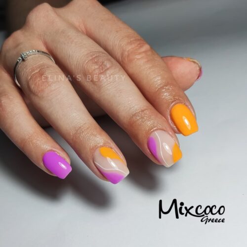 SC-505 Ημιμόνιμο Βερνίκι Mixcoco 15ml (Ανοιχτό Φούξια-Μωβ)