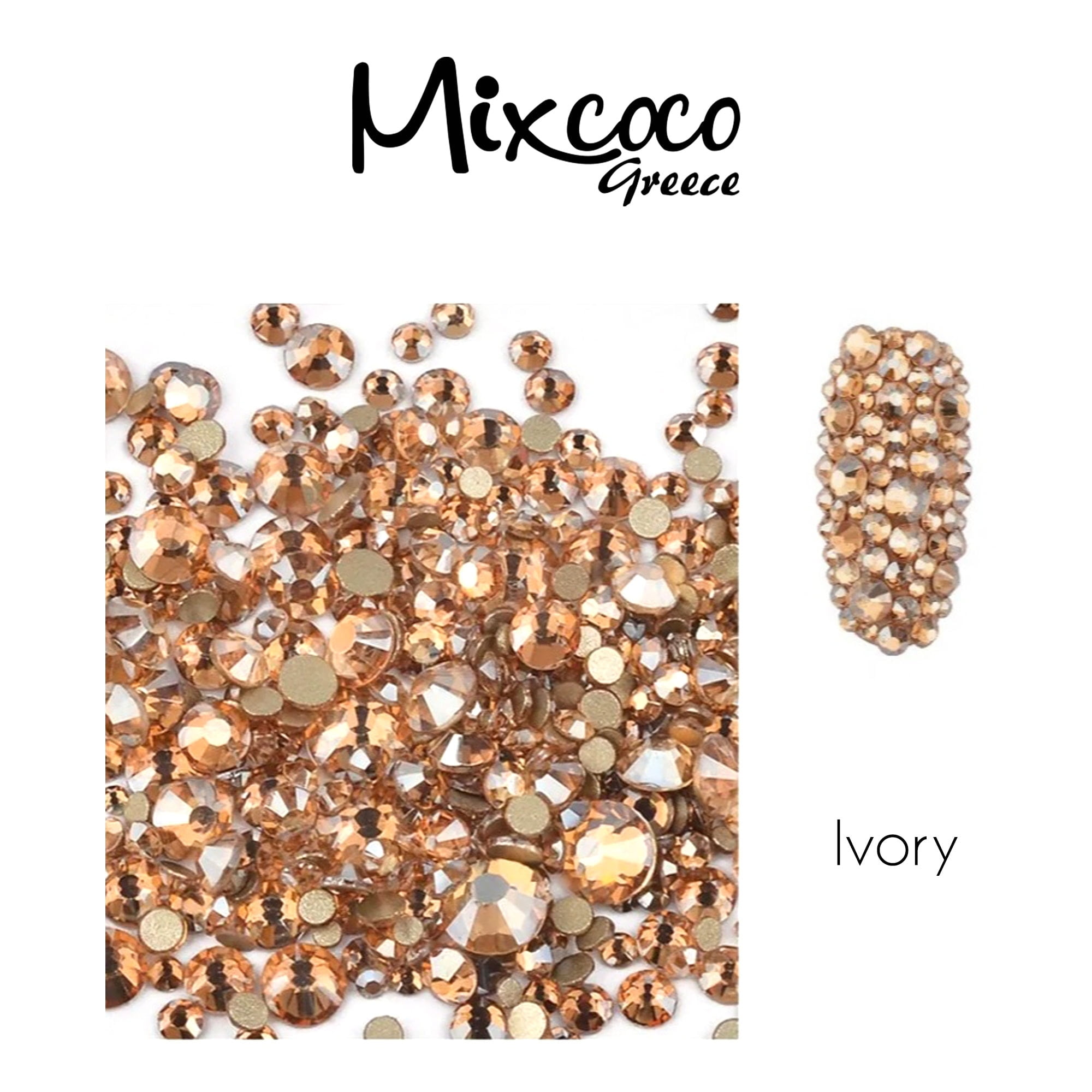 Multi Strass 1440τμχ Ivory