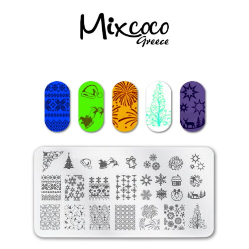 Stamp plate Christmas designs 03