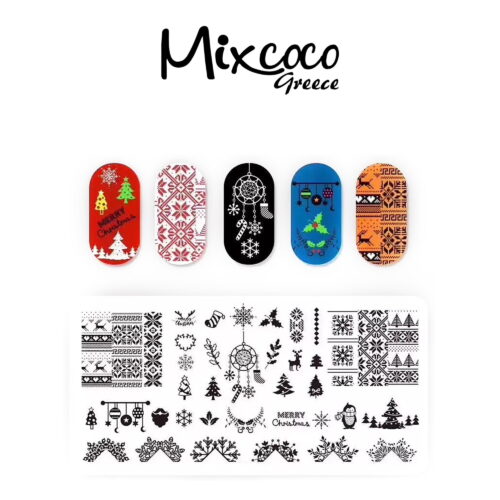 Stamp plate Christmas designs 02