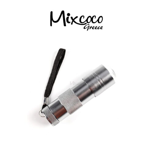 Στάμπα-Λάμπα Πολυμερισμού Mini-Φακός 6W Ασημί
