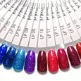 LP-007 Ημιμόνιμο Βερνίκι Mixcoco 15ml (Τιρκουάζ Glitter)