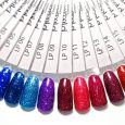 LP-001 Ημιμόνιμο Βερνίκι Mixcoco 15ml (Μπλε Electric-Glitter)