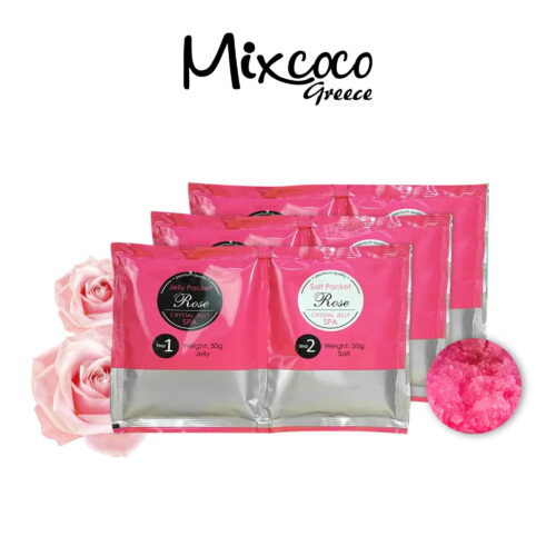 Crystal Jelly Salt Scrub 50gr Rose