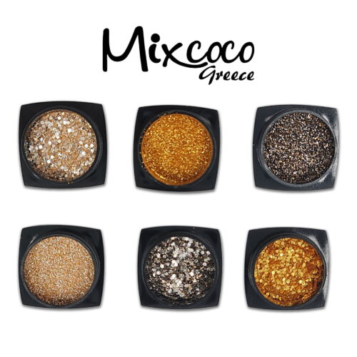 SHINING SUGAR GLITTER MIXED GOLD SET 3GR