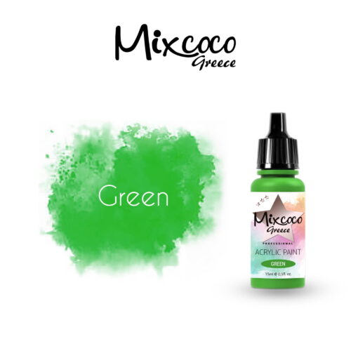 ΑΚΡΥΛΙΚΟ ΧΡΩΜΑ ΑΕΡΟΓΡΑΦΟΥ GREEN 15ML