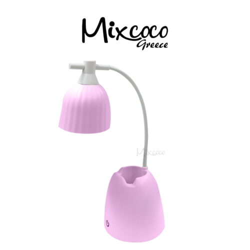 Επαναφορτιζόμενη Mini Led/ Uv Λάμπα 24W Ροζ