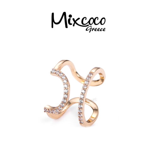 Nail Ring Gold & Strass