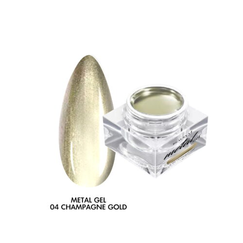 Nail Art Metal Gel 5g 04 Champagne Gold