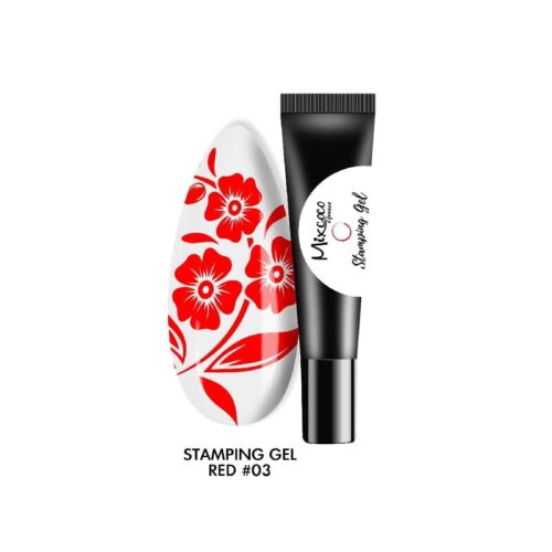 STAMPING GEL 8GR 03 RED
