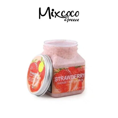 SCRUB ΣΩΜΑΤΟΣ ΜΕ ΕΚΧΥΛΙΣΜΑ ΦΡΑΟΥΛΑΣ - STRAWBERRY 350ML