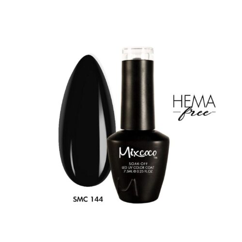 SMC 144 Ημιμόνιμο Βερνίκι 7.5ml Μαύρο