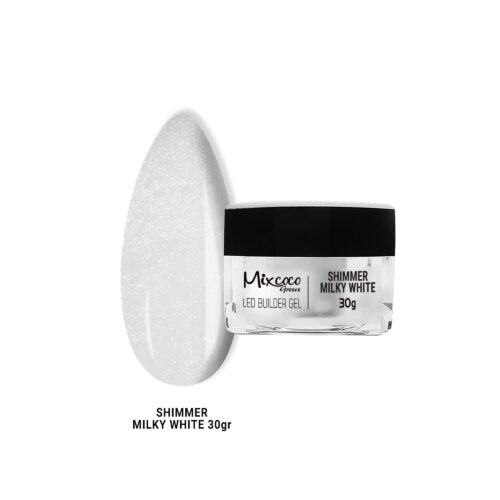 BUILDER GEL SHIMMER MILKY WHITE 30GR