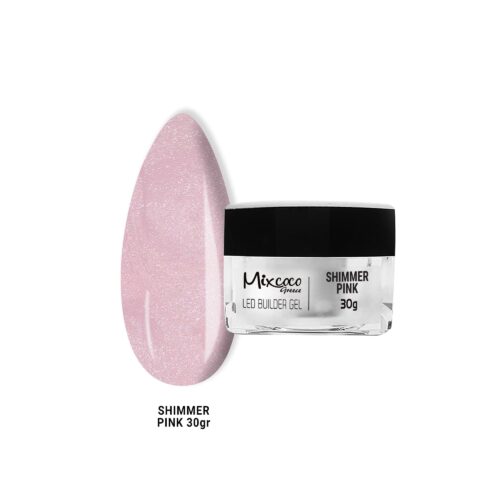 BUILDER GEL SHIMMER PINK 30GR