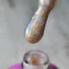 FLAKE RUBBER BASE GOLD-WHITE