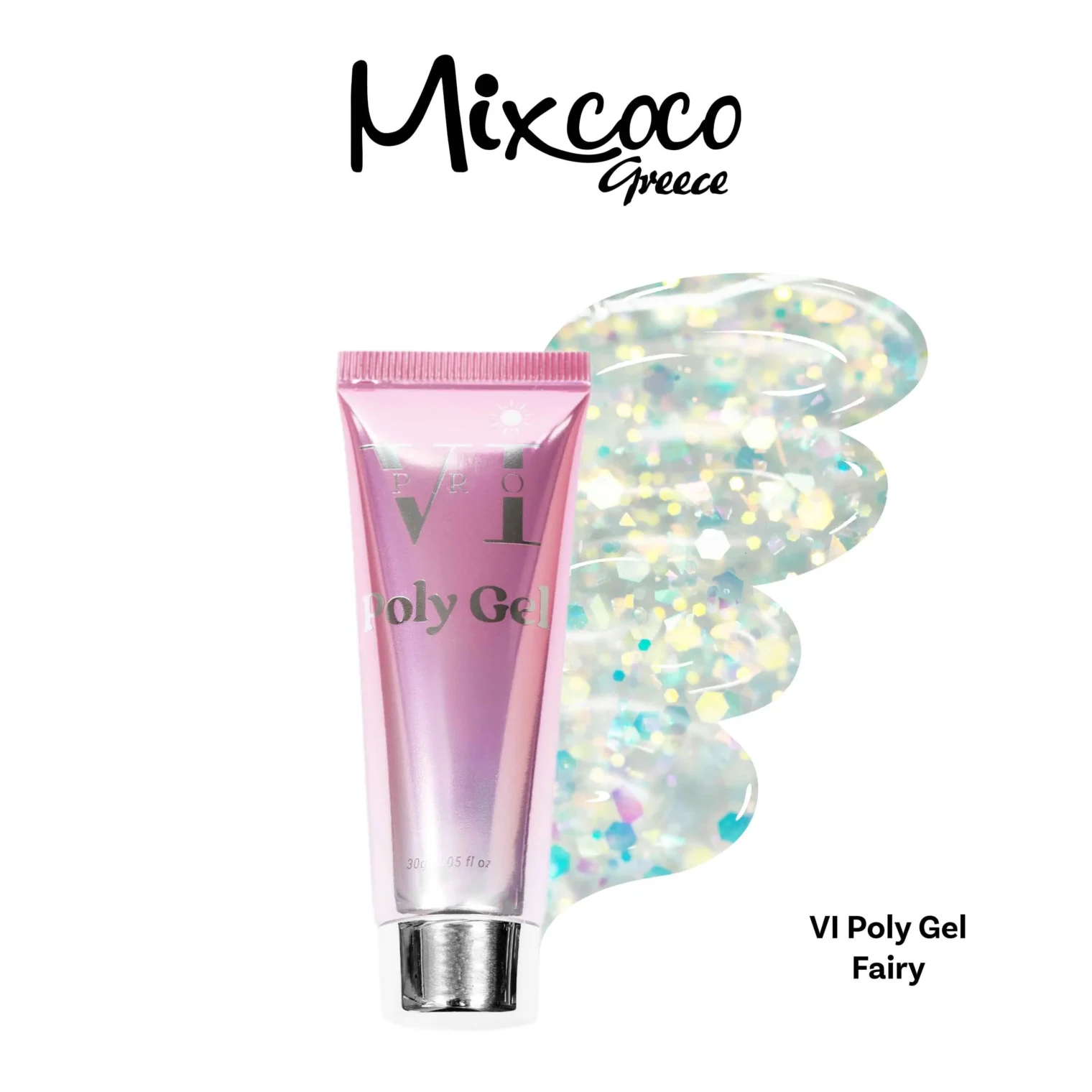 beautyviglitterpolygelfairy30gr