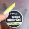 SAKURA GLITTER GEL YELLOW