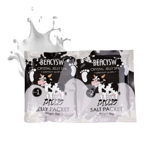 Crystal Jelly Salt Scrub 50gr Milk
