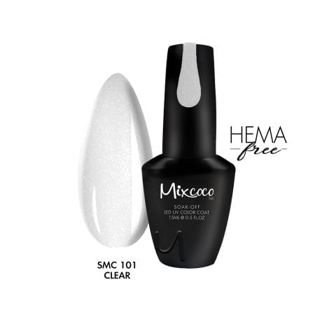 SMC 101 Ημιμόνιμο Βερνίκι Mixcoco 15ml (Γαλακτερό Ιριδίζον-Shimmer)