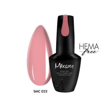 SMC 022 Ημιμόνιμο Βερνίκι Mixcoco 15ml (Ροζ)