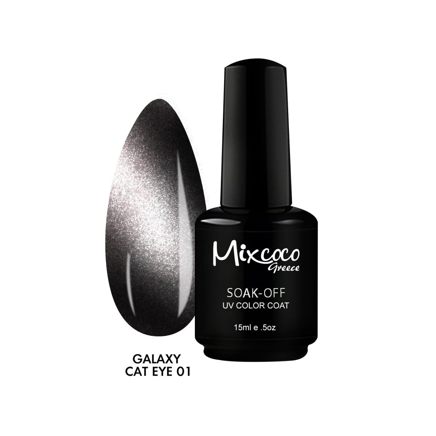 Cat Eye Galaxy 15ml 001 Ασημί