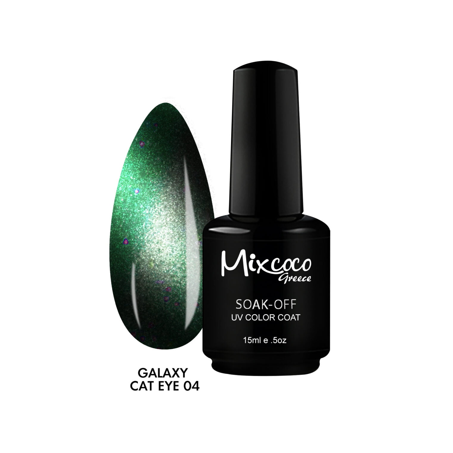 Cat Eye Galaxy 15ml 004 Πετρόλ - Μωβ