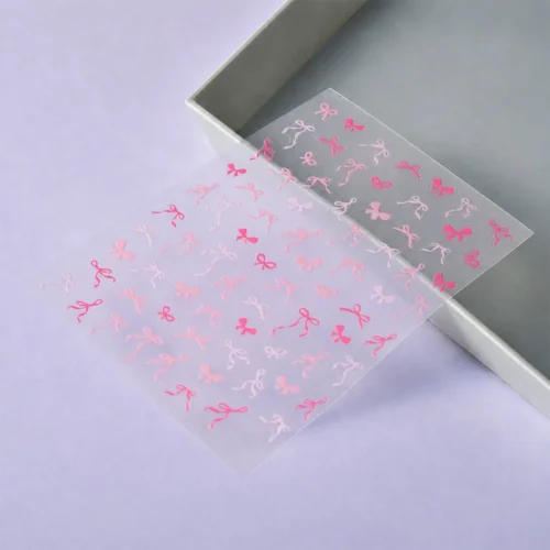 ΔΙΑΚΟΣΜΗΤΙΚΑ ΑΥΤΟΚΟΛΛΗΤΑ ΝΥΧΙΩΝ PINK BOWS