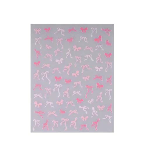 Pink Bows - stickers -vi pro