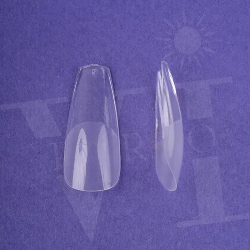 HALF BUFFED SOFT GEL TIPS - COFFIN