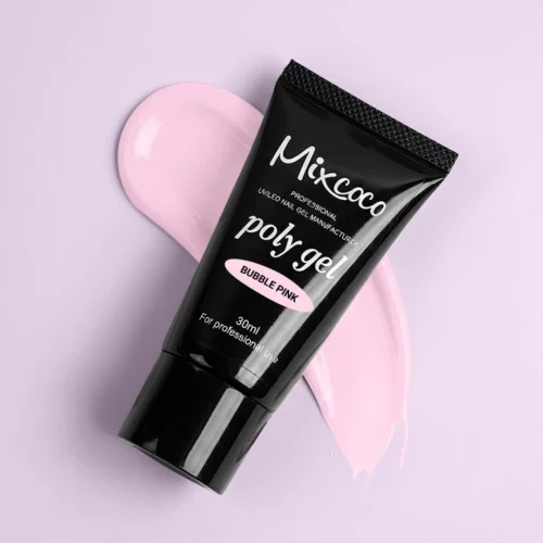 BUBBLE PINK POLY GEL MIXCOCO 30ML