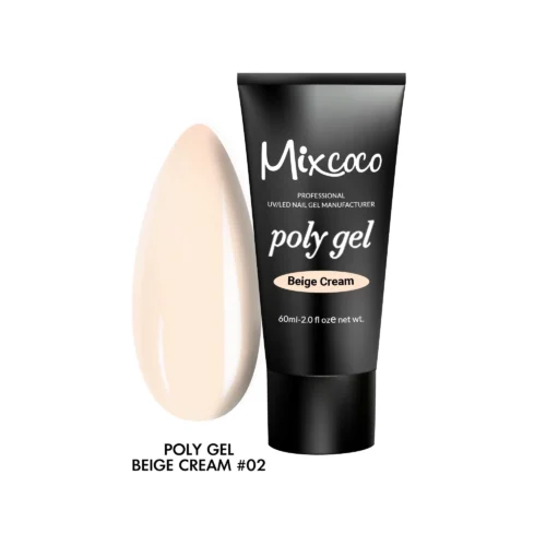 POLY GEL -BEIGE CREAM - 60ML