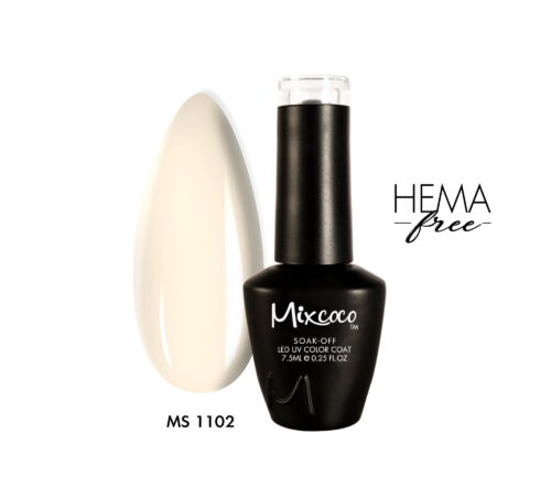 MS-1102 Ημιμόνιμο Βερνίκι 7.5ml Nude Ζαχαρί Mixcoco