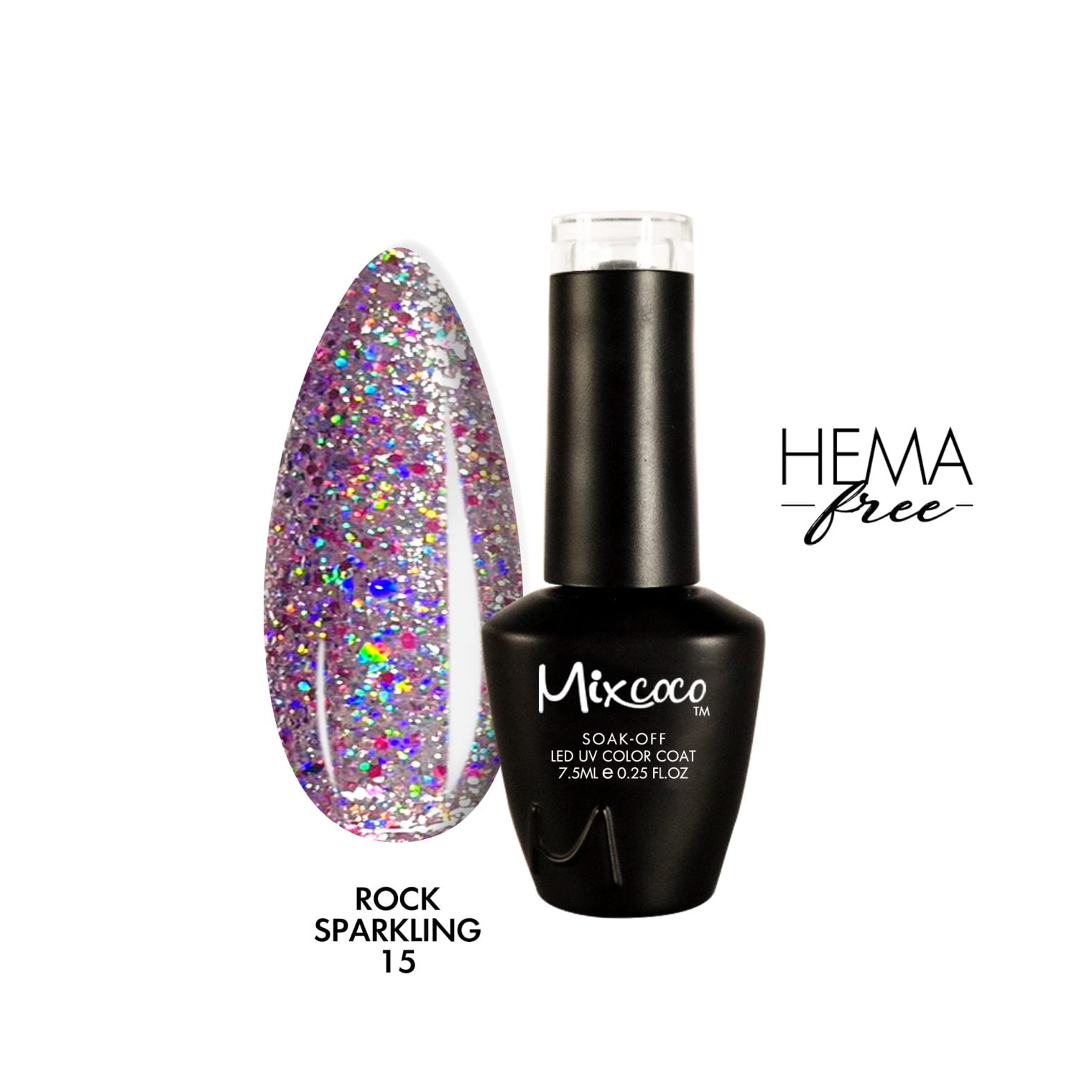 Rock Sparkling Gel Color 7,5ml 15