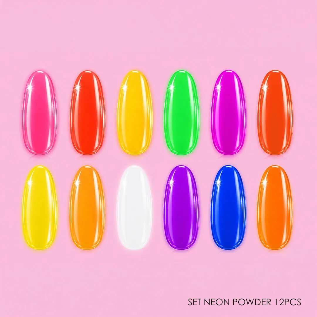 set-neon-powder-12PCS