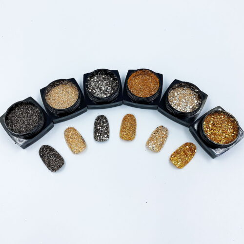 SHINING SUGAR GLITTER MIXED GOLD SET 3GR - Image 2