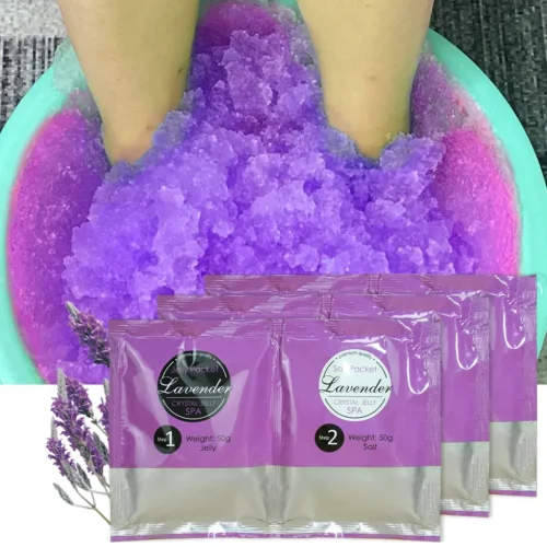 Crystal Jelly Salt Scrub 50gr Lavender