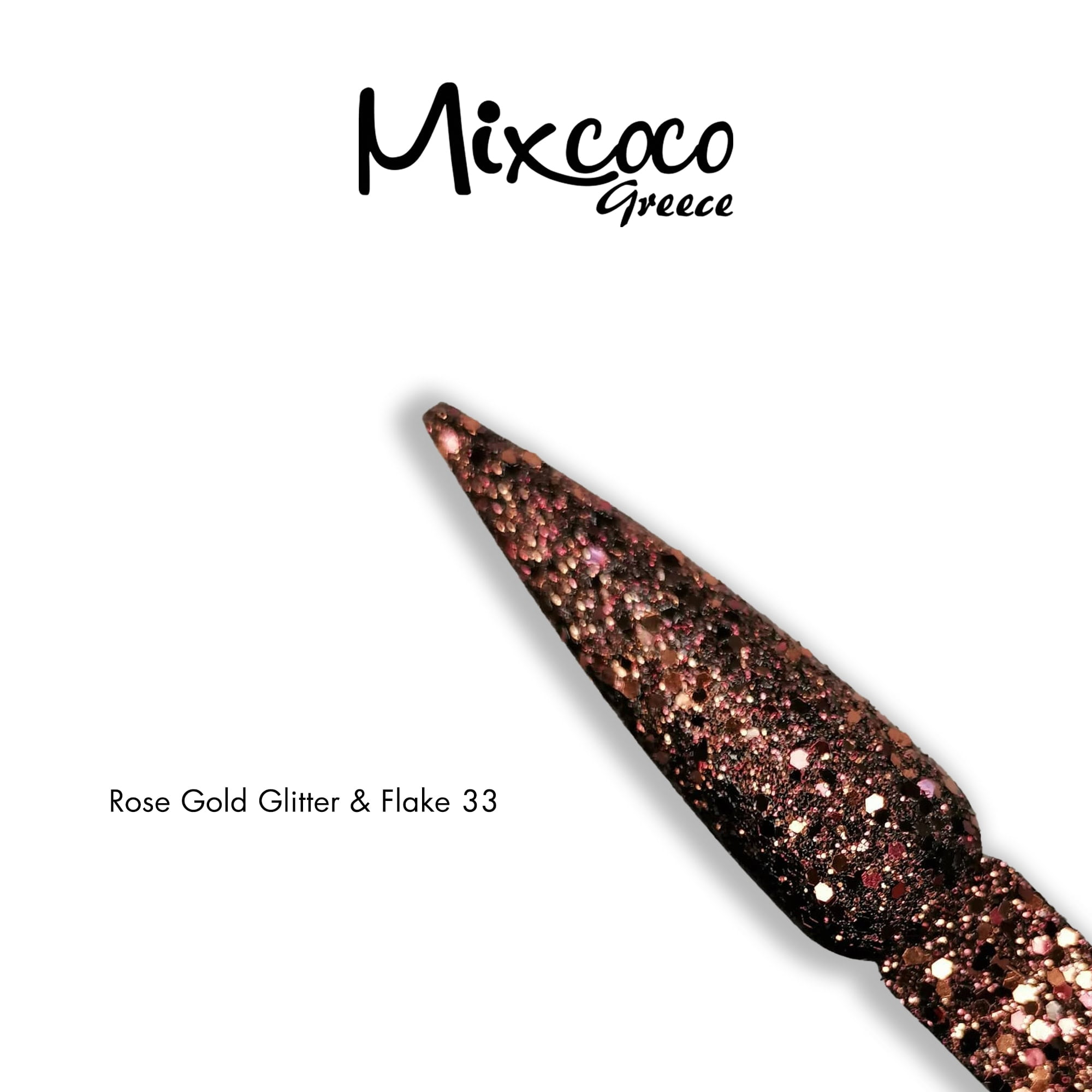 Bronze Rose Gold Glitter & Flake 33 10gr