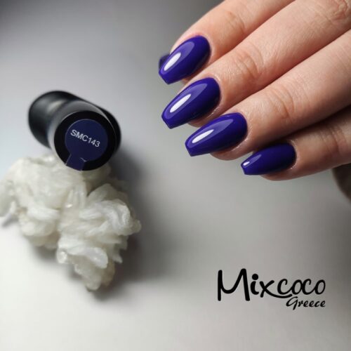 SMC 143 Ημιμόνιμο Βερνίκι Mixcoco 15ml (Μπλε Μωβ)