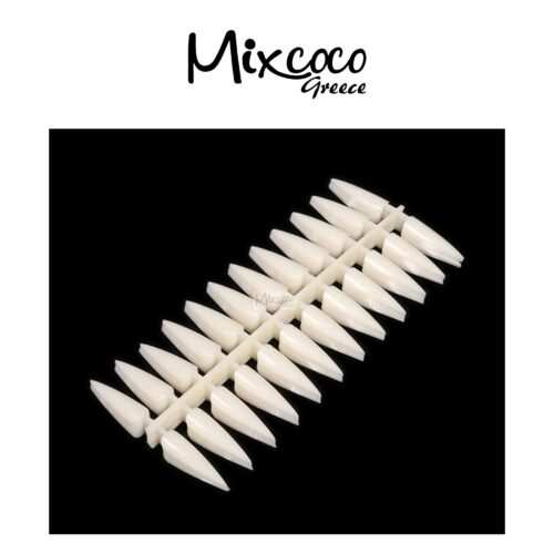 Stiletto tips Λευκά 240τμχ