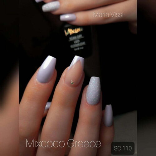 SC-110 Ημιμόνιμο Βερνίκι 7.5ml Ανοιχτό-της Λεβάντας Mixcoco - Image 4