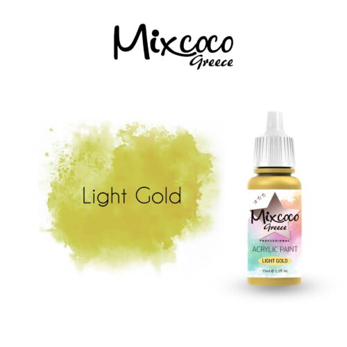 ΑΚΡΥΛΙΚΟ ΧΡΩΜΑ ΑΕΡΟΓΡΑΦΟΥ LIGHT GOLD 15ML